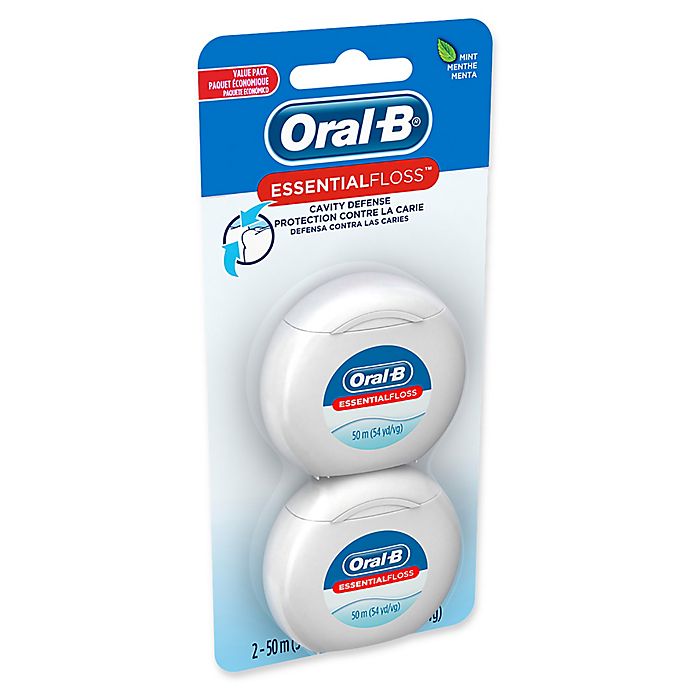 Oral-B® Essential Floss™ 2-Pack 50-Count Mint Dental Floss