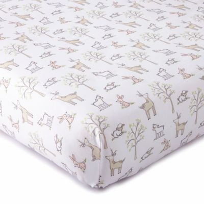 levtex baby bailey charcoal and white woodland themed