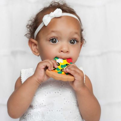 pizza baby teether