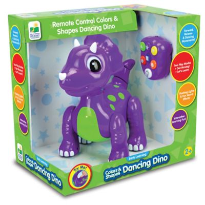 the learning journey remote control colors & shapes dancing dino