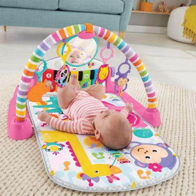 fisher price deluxe kick and play piano gym pink