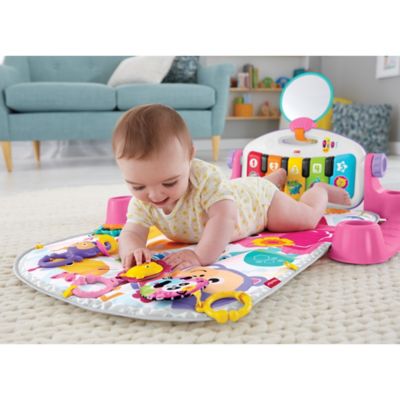 fisher price deluxe kick and play piano gym pink