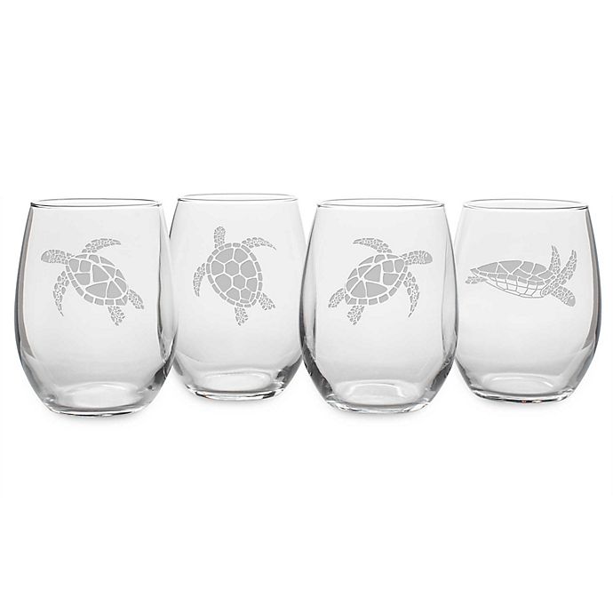 Stemless Wine Glass Details about   I Turtley Love You Turtle Tortoise Stemmed 