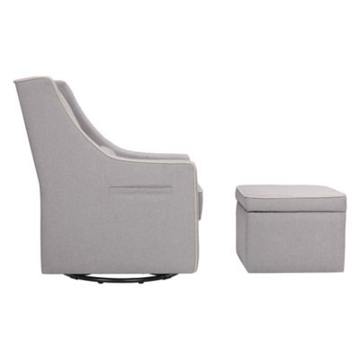 davinci owen glider and storage ottoman