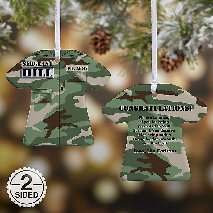 Army Uniform Christmas Ornament Collection