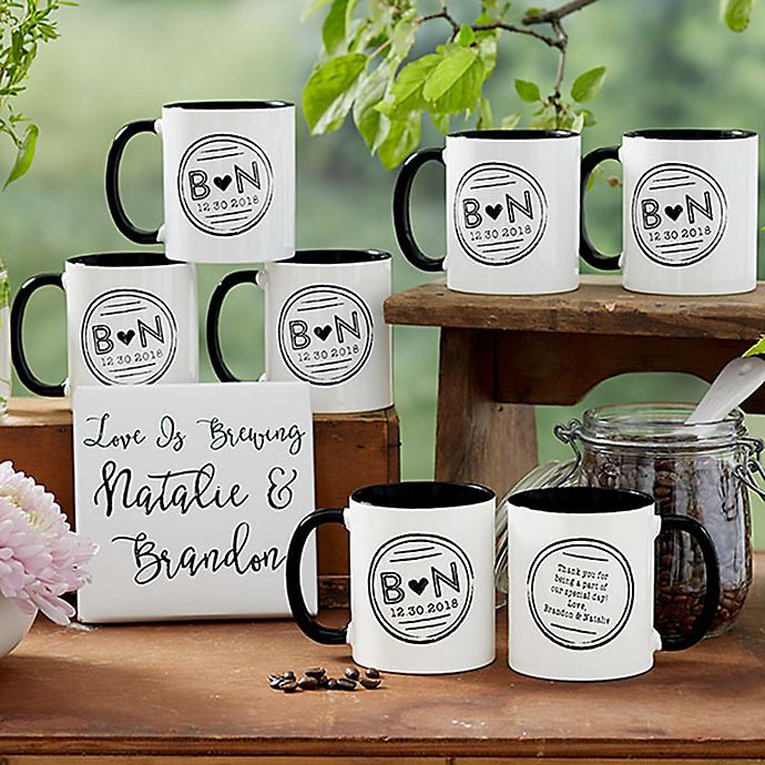 Wedding Favor Personalized Coffee Mug