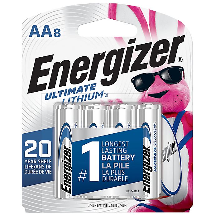 Energizer® Ultimate 8-Pack AA 1.5-Volt Lithium Batteries