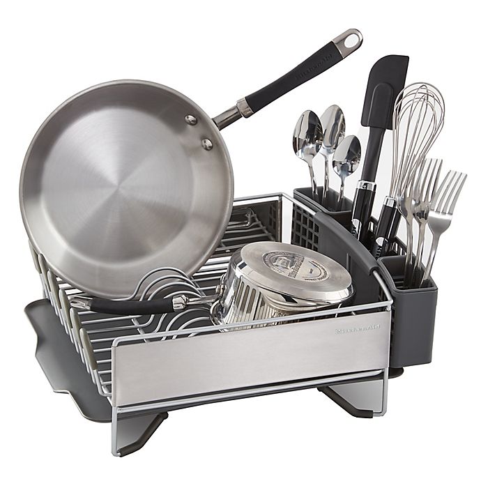 Details about   KitchenAid Full Size Dish Rack Light Grey 