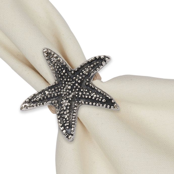 Starfish Napkin Rings (Set of 4) Bed Bath & Beyond
