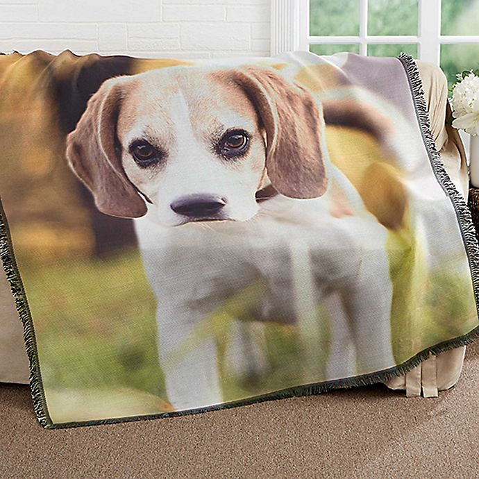Picture It! Pet Woven Throw Blanket