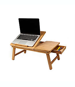 Mesa ajustable para laptop de bambú Mind Reader color café