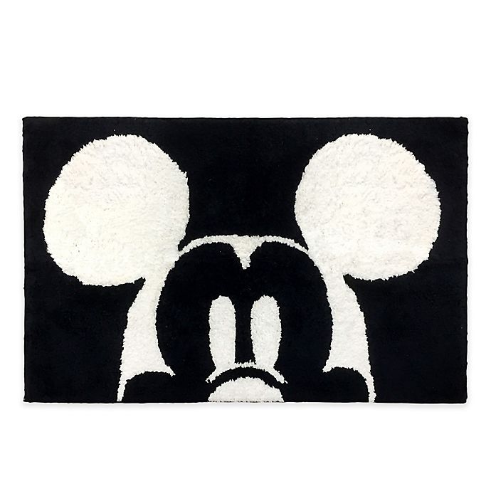 Disney 20 X 30 Mickey Mouse Big Face, Mickey Mouse Bathroom Rug