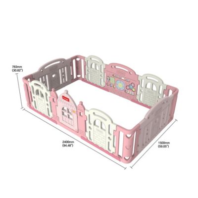 dwinguler kid's castle in pink