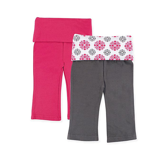 Yoga Sprout 2-Pack Medallion Print Yoga Pants in Pink
