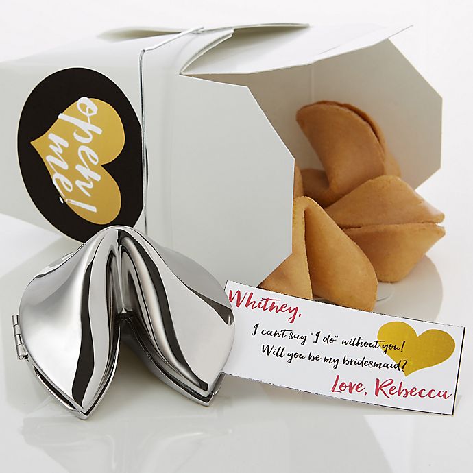 Will You Be My Bridesmaid Personalized Fortune Cookie