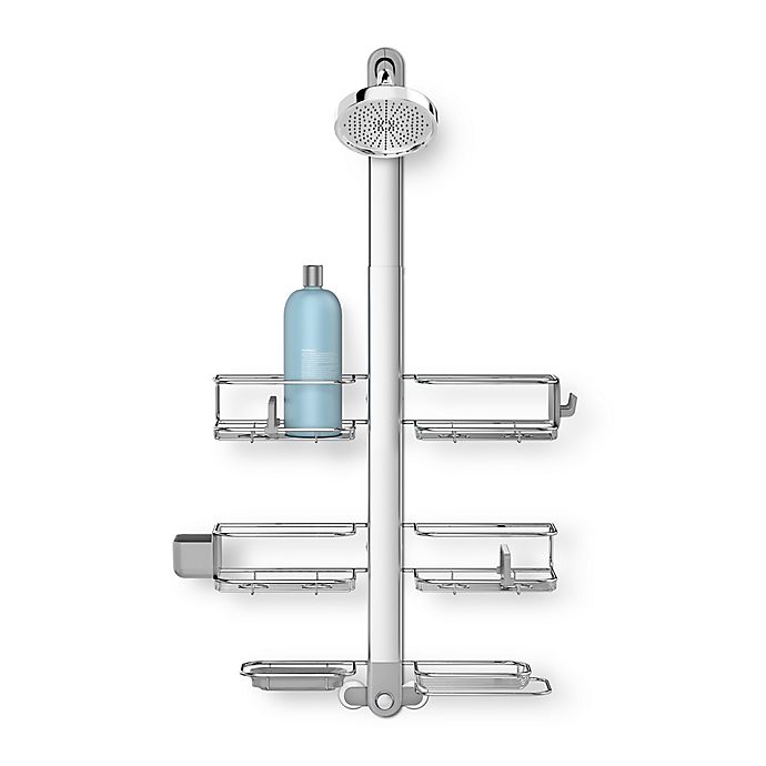 simplehuman® Stainless Steel XL Adjustable Shower Caddy