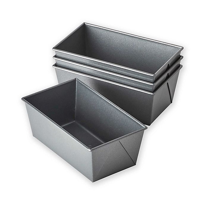 Chicago Metallic™ Nonstick Mini Loaf Pans with Armor-Glide Coating (Set of 4)