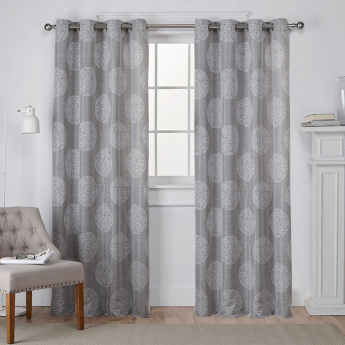 Akola Grommet Top Window Curtain Panels (Set of 2) | Bed Bath & Beyond