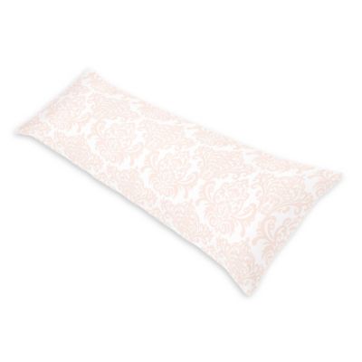 Sweet Jojo Designs Amelia Reversible Body Pillow Cover In Pink