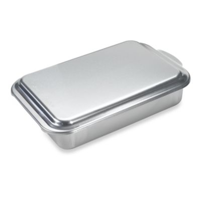 Nordic Ware® Aluminum 9-Inch x 13-Inch Cake Pan with Metal Lid - Bed ...