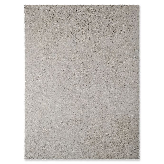 Amer Illustrations 2' x 3' Shag Accent Rug in White