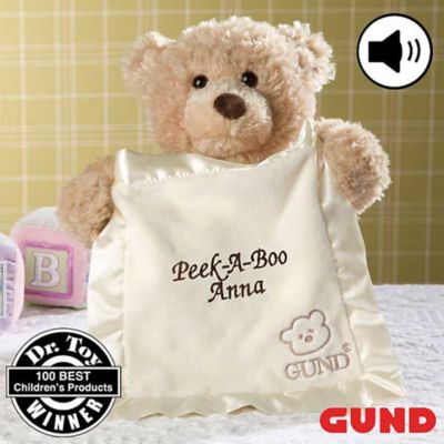 Gund® Embroidered Peek-A-Boo Bear in 