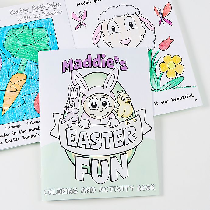 Easter Fun Coloring Activity Book & Crayon Set