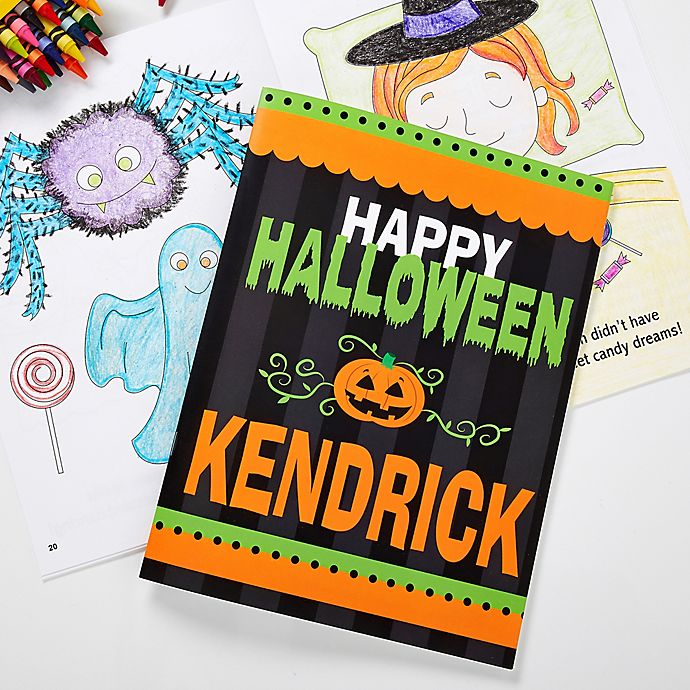 Happy Halloween Coloring Activity Book & Crayon Set