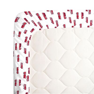 fire truck crib sheets