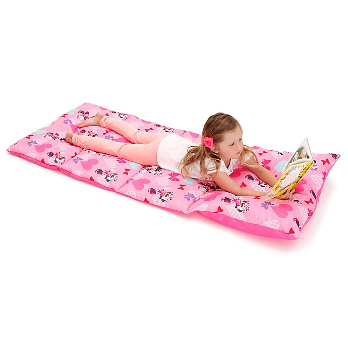 Disney® Minnie Mouse Easy-Fold Toddler Nap Mat in Pink