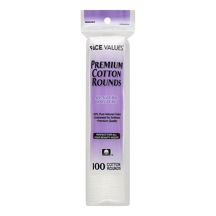 Harmon® Face Values™ 100-Count Premium Cotton Rounds