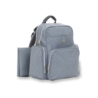 bananafish melanie backpack diaper bag in grey