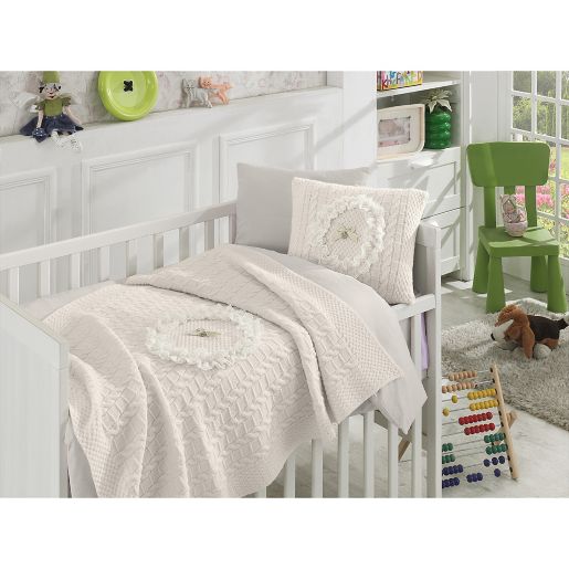 Nipperland Floral 6 Piece Crib Bedding Set In Cream Buybuy Baby