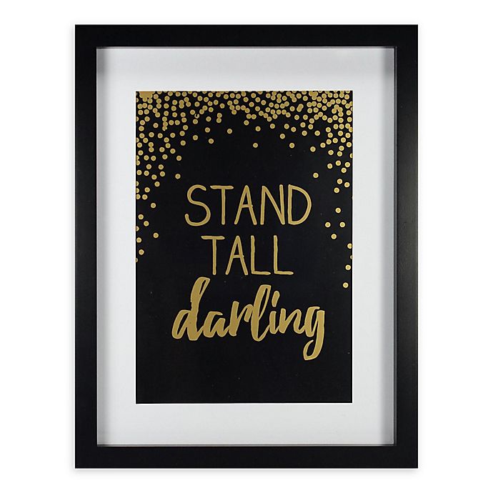 York Wallcoverings Stand Tall 11-Inch x 14-Inch Framed Wall Art