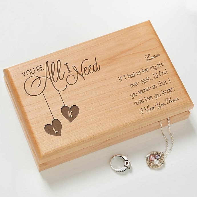 Wooden Jewelry Box Jewelry Box Wood Mens Jewelry Box Personalized Jewelry Box Engraved Jewelry Box Loss of Dad Loss of Loved One