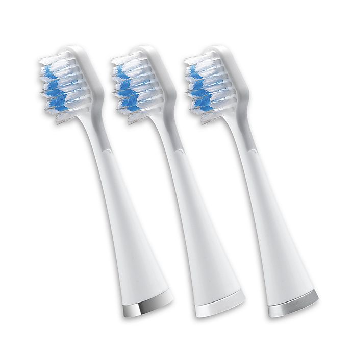 Waterpik(R) Complete Care 5.0 3-Pack Brush Heads in White