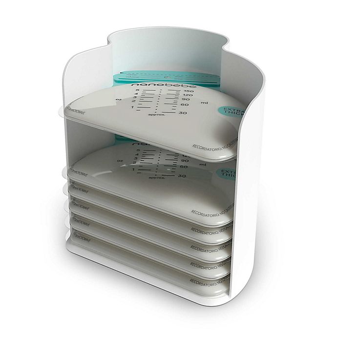 Nanobebe 25-Pack Breast Milk Storage Bags and Organizer