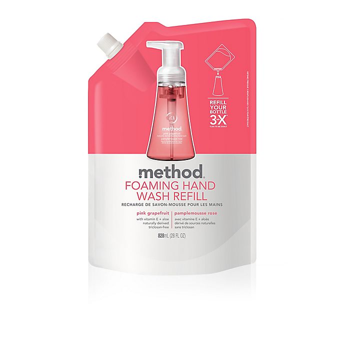 Method® Pink Grapefruit 28 oz. Foaming Hand Wash Refill