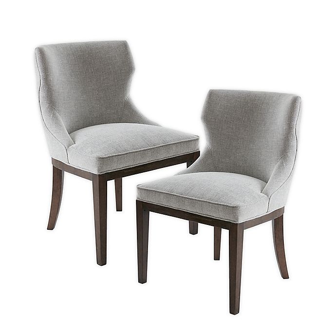 Hutton Microfiber Upholstered Dining, Aria Upholstered Dining Chair Set Of 2