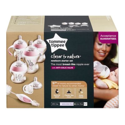 tommee tippee closer to nature breastfeeding starter set