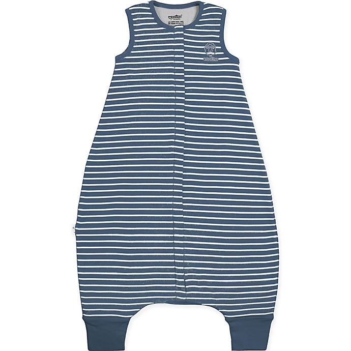 Woolino® Striped Wearable Blanket in Navy Blue