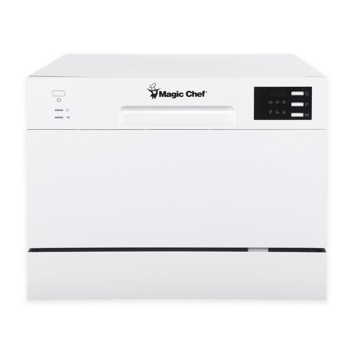 Magic Chef® Countertop Dishwasher in White Bed Bath & Beyond