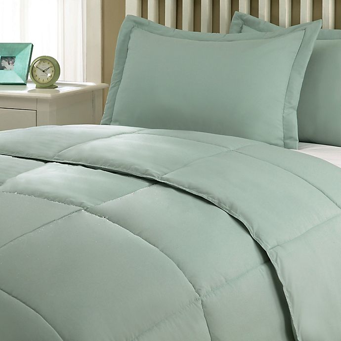 Clean Living Stain/Water Resistant 2-Piece Twin/Twin XL Comforter Set