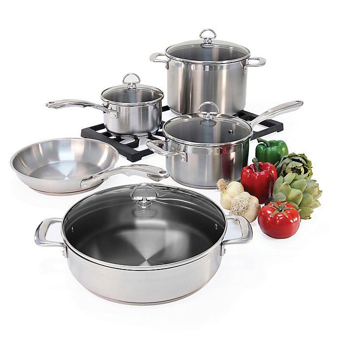 Chantal® Induction 21 Steel™ 9-Piece Cookware Set
