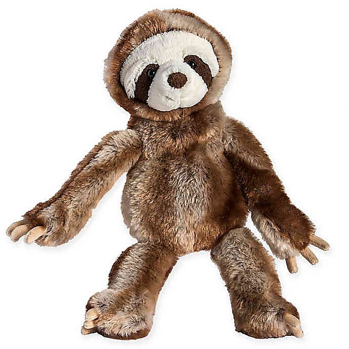 13.7"Sloth Plush Animals critters Lying Three Toed Cuddly Soft Stuffed Toy Teddy 