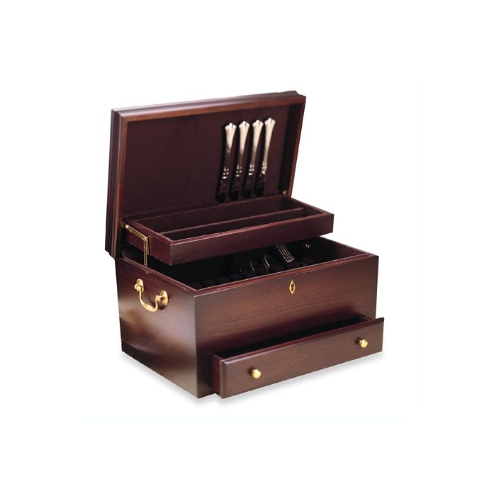Reed & Barton Charleston Mahogany Flatware Chest Bed Bath & Beyond