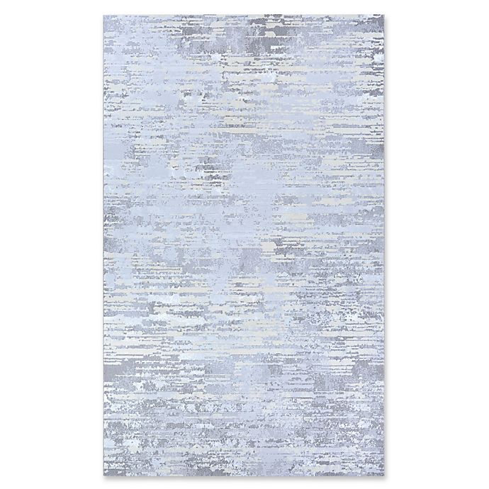 Couristan® Cryptic 3'11 x 5'6 Area Rug in Light Grey/Champagne
