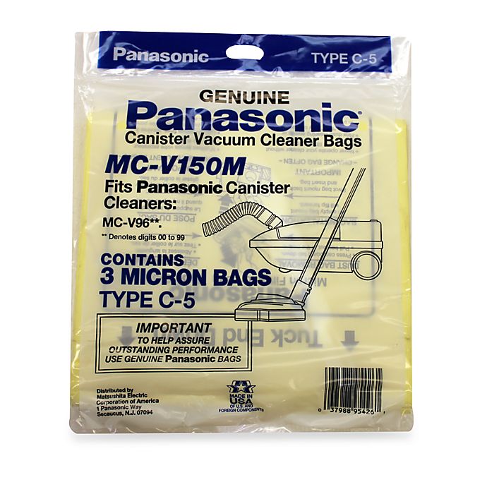 Replacement Vacuum Bag for Panasonic Type C-5 Vacuum Bag 3 Pack 