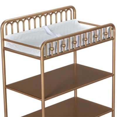 metal baby changing table