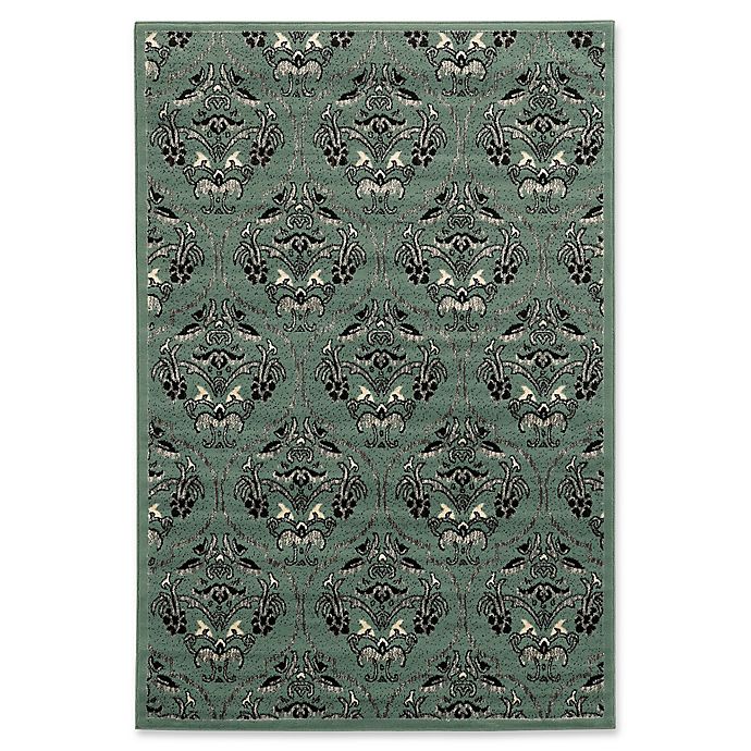 Elegance England 2' x 3' Accent Rug in Turquoise
